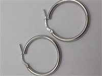 Orecchini Domar Donna Cerchi argento 925 lisci in Argento ORAR-429-280 - ORAR-429-280